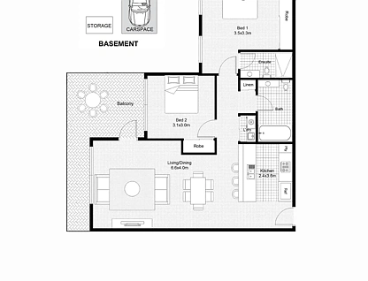 10/58-60 Keeler Street, Carlingford, Parramatta (Northwest suburbs), 2部屋, 2バスルーム, Apartment