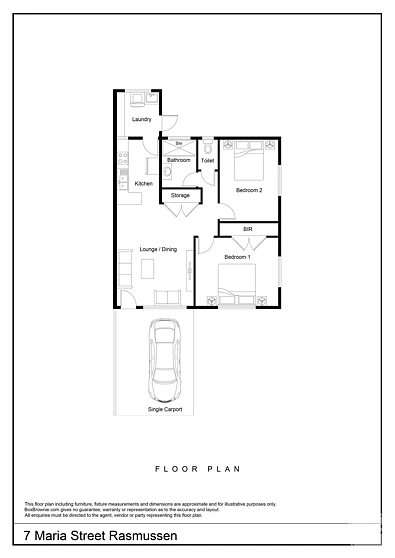 2/7 Maria Street, Rasmussen, QLD 4815, 2 Bedrooms, 1 Bathrooms, Apartment
