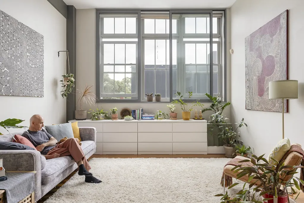 Striking warehouse conversion in iconic 'Globe Mills'