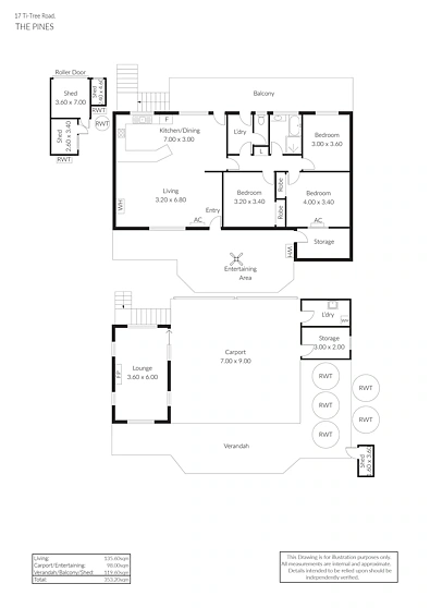 17 Ti-Tree Road, The Pines, SA 5577, 4 Bedrooms, 1 Bathrooms, House