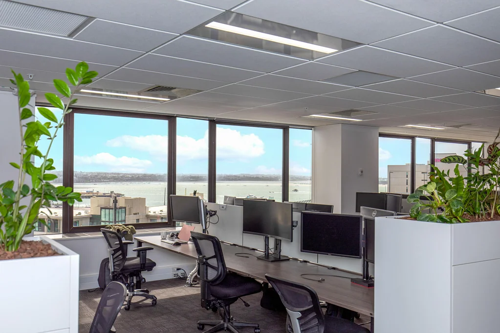 Auckland Central Corporate Ready/Turn-Key Office with Harbour Views