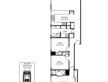 Unit 2/44 Victoria Terrace, Kings Beach, Sunshine Coast, 3 침실, 2 욕실, Apartment
