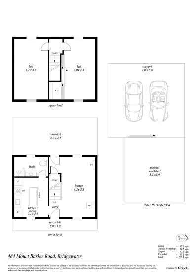 Plano ng Bahay - 484 Mount Barker Road, Bridgewater, SA 5155