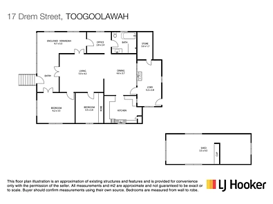 ਮੰਜ਼ਿਲ ਦੀ ਯੋਜਨਾ - 17 Drem Street, Toogoolawah, QLD 4313