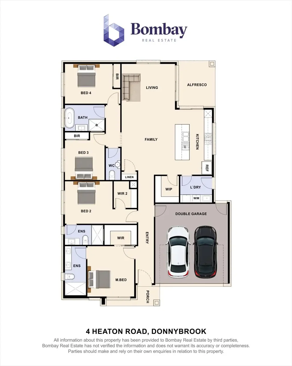 Plano ng Bahay - 4 Heaton Road, Donnybrook, VIC 3064