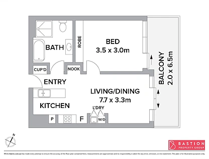 317/61 Cooyong Street, Braddon, Inner North, 1 ห้องนอน, 1 ห้องน้ำ, Apartment