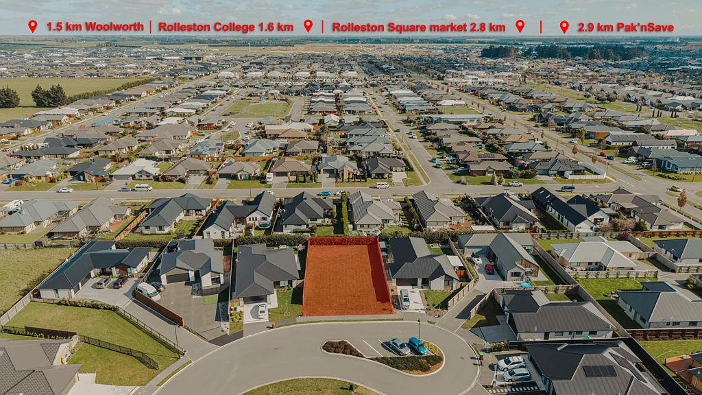Rolleston Sunny section in prime Rolleston location