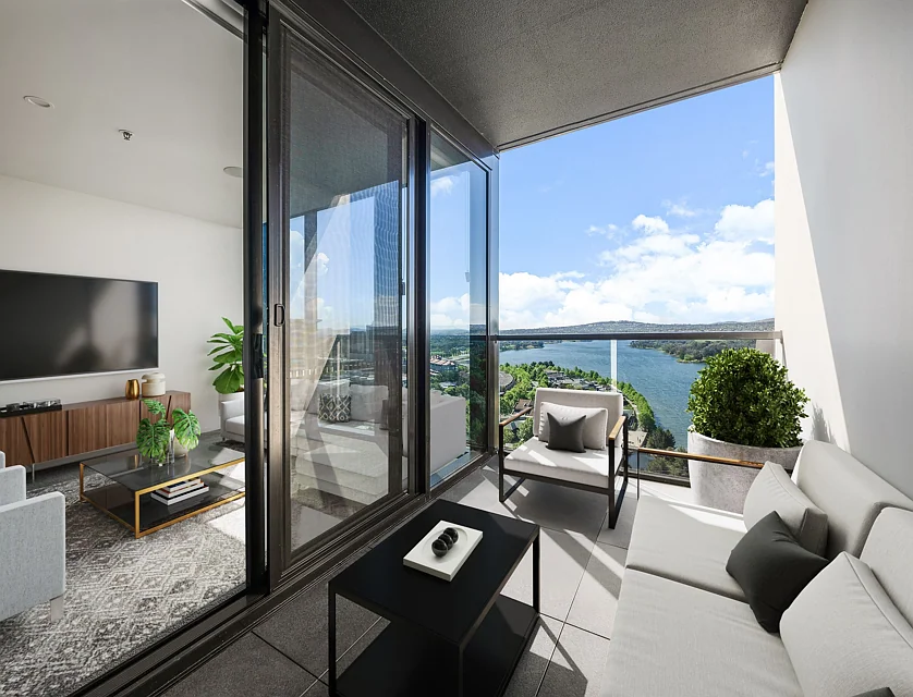 1705/4 Grazier Lane, Belconnen, Belconnen District, 1 Schlafzimmer, 1 Badezimmer, Apartment