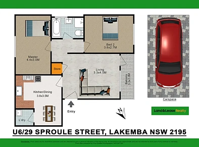 6/29 Sproule Street, Lakemba, NSW 2195, 2 slaapkamers, 1 badkamers, Unit