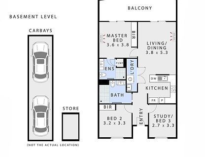 16/80 Stirling Highway, North Fremantle, North West Perth, 3 Bedrooms, 2 Bathrooms, Apartment