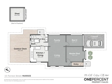 Plano ng Bahay - 15 Forrest Street, Nudgee, QLD 4014