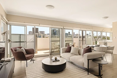 लिविंग रूम - 31/59 Brewer Street, Perth, WA 6000