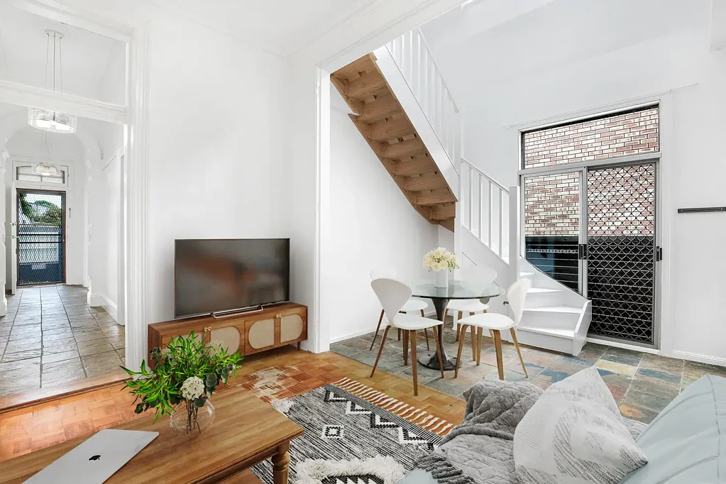 Two Bedrooms Downstairs plus an Attic Living Upstairs