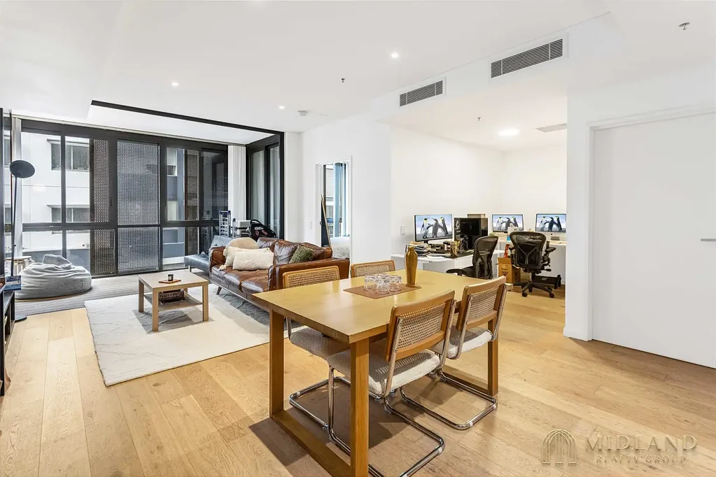 St Leonards 1ห้องนอน Stylish Apartment Featuring Contemporary Design and Spacious Study