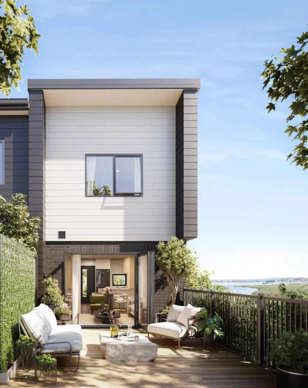 Hobsonville 2ห้องนอน Limeburners Bay: Coastal Elegance Meets Modern Living