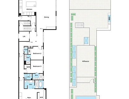 17/37 Mount Street, West Perth, Perth CBD, 3 ห้องนอน, 3 ห้องน้ำ, House