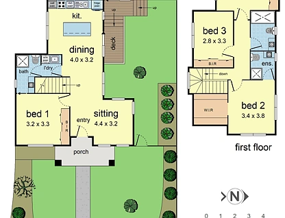 1/13 Sutton Parade, Mont Albert North, Inner East Melbourne, 4 Bedrooms, 3 Bathrooms, Townhouse