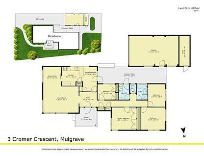 3 Cromer Crescent, Mulgrave, VIC 3170, 4 침실, 1 욕실, House