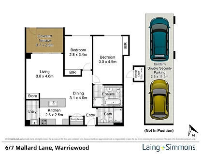 6/7 Mallard Lane, Warriewood, Northern Beaches, 2 rūma, 2 rūma horoi, Apartment