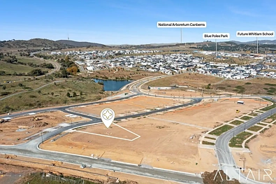 Whitlam Premium 717m2 block with stunning views in Whitlam Hills
