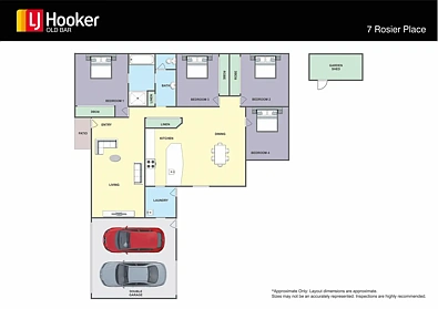 7 Rosier Place, Old Bar, NSW 2430, 4 Bedrooms, 1 Bathrooms, House