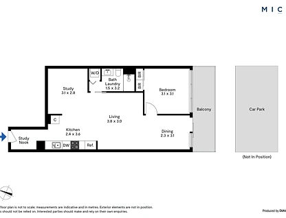 810/601 Little Lonsdale Street, Melbourne, Melbourne CBD, 1 कमरे, 1 बाथरूम, Apartment