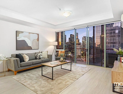 2202/83 Queensbridge Street, Southbank, Melbourne CBD, 2 غرف, 1 حمامات, Apartment