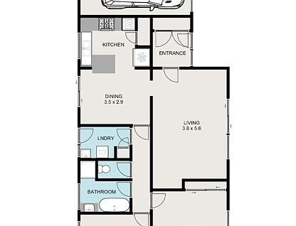 7/207 Kay Street, Traralgon, VIC 3844, 2 ਕਮਰੇ, 1 ਬਾਥਰੂਮ, Unit
