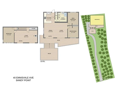 40 Ennisvale Avenue, Sandy Point, VIC 3959, 3房, 1浴, House