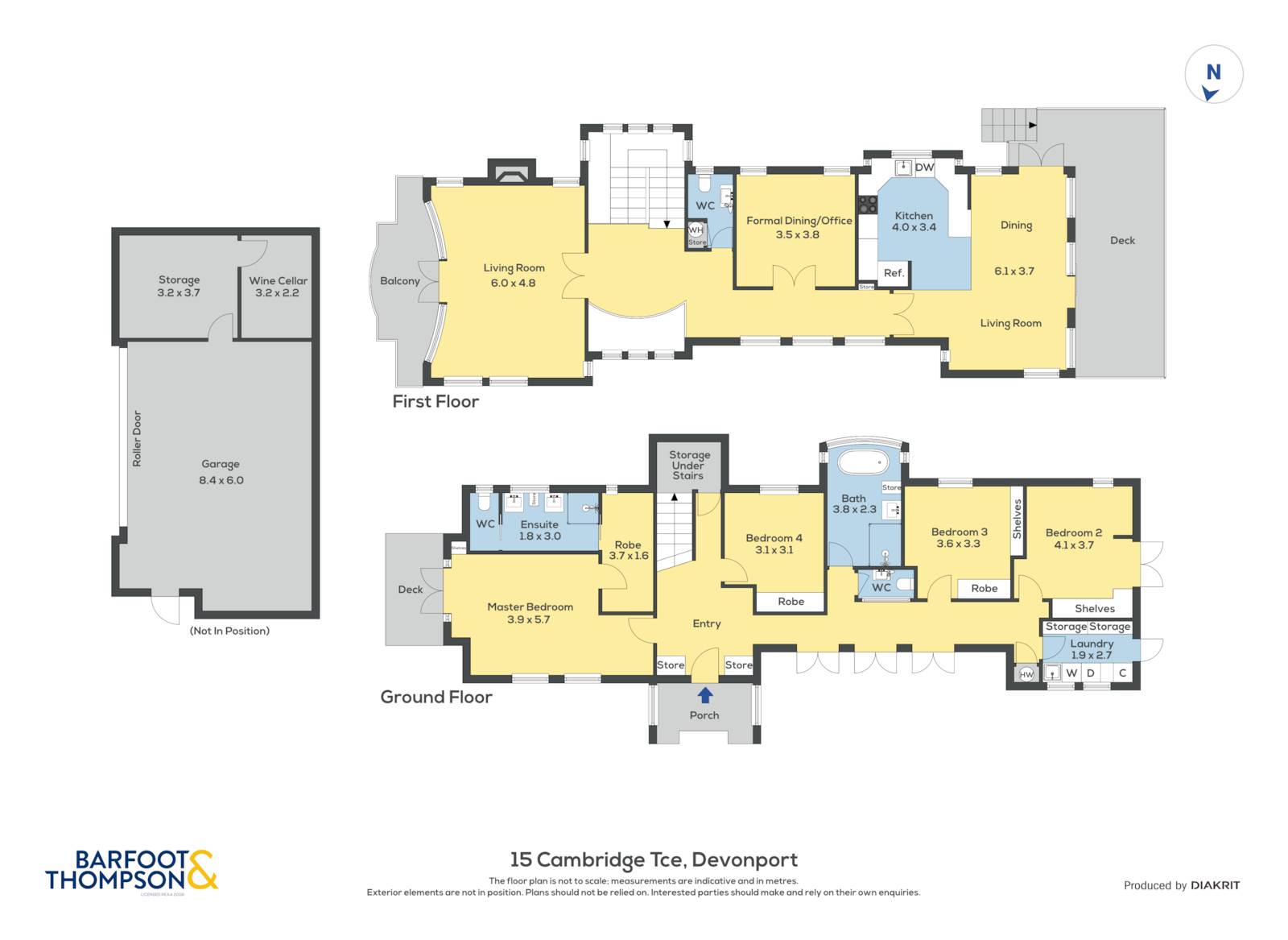 15 Cambridge Terrace, Devonport, Auckland - North Shore, 4房, 0浴