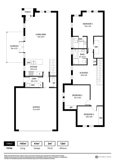 D3/2 Richardson Avenue, Tranmere, SA 5073, 3 habitaciones, 2 baños, Townhouse