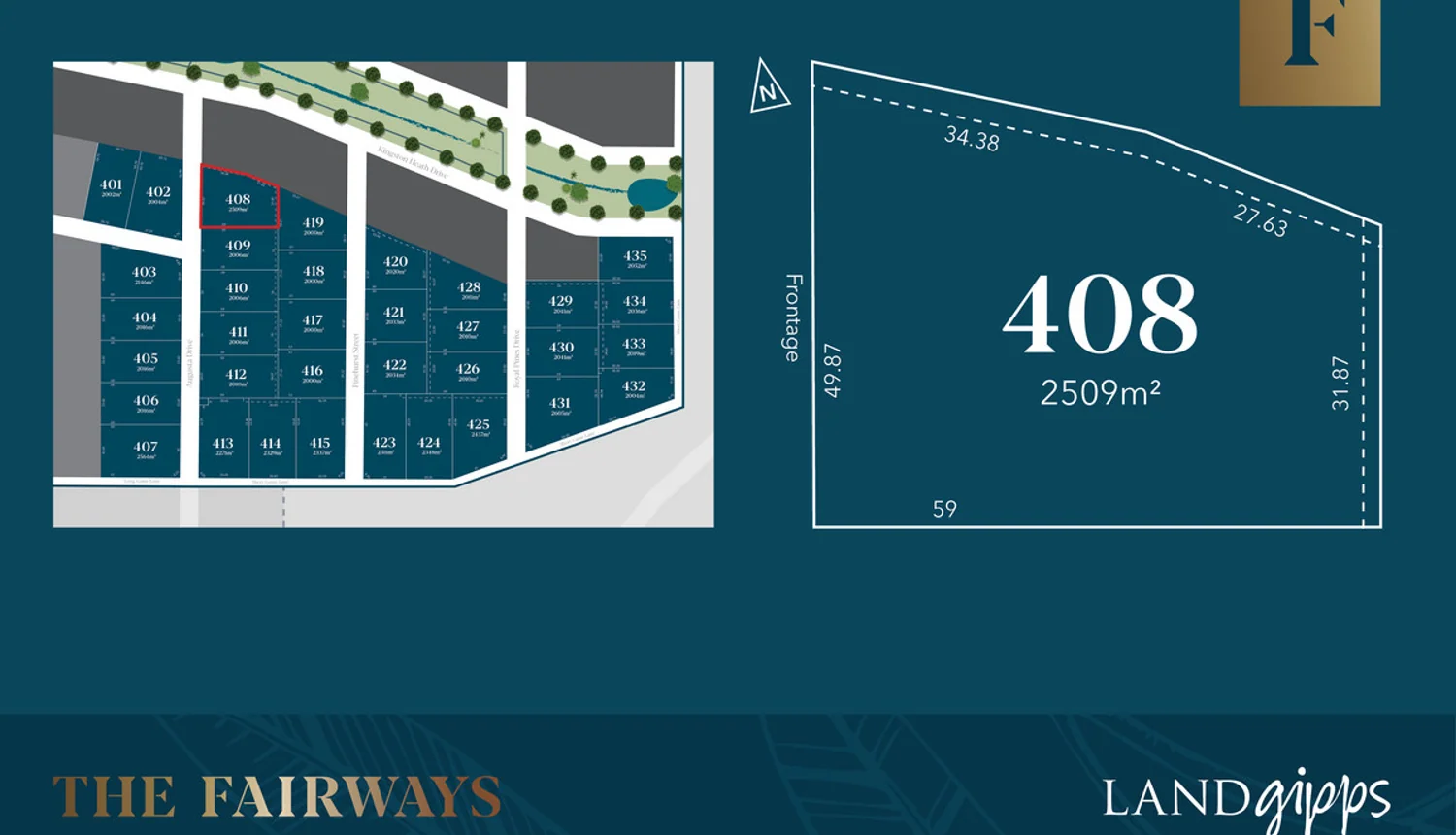 LOT 408 The Fairways - Country Living, Drouin, Traralagon , 0 rūma, 0 rūma horoi, Section