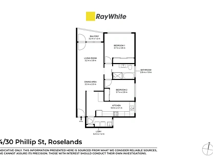 4/30 Phillip Street, Roselands, South Western Suburbs, 2 habitaciones, 1 baños, Apartment