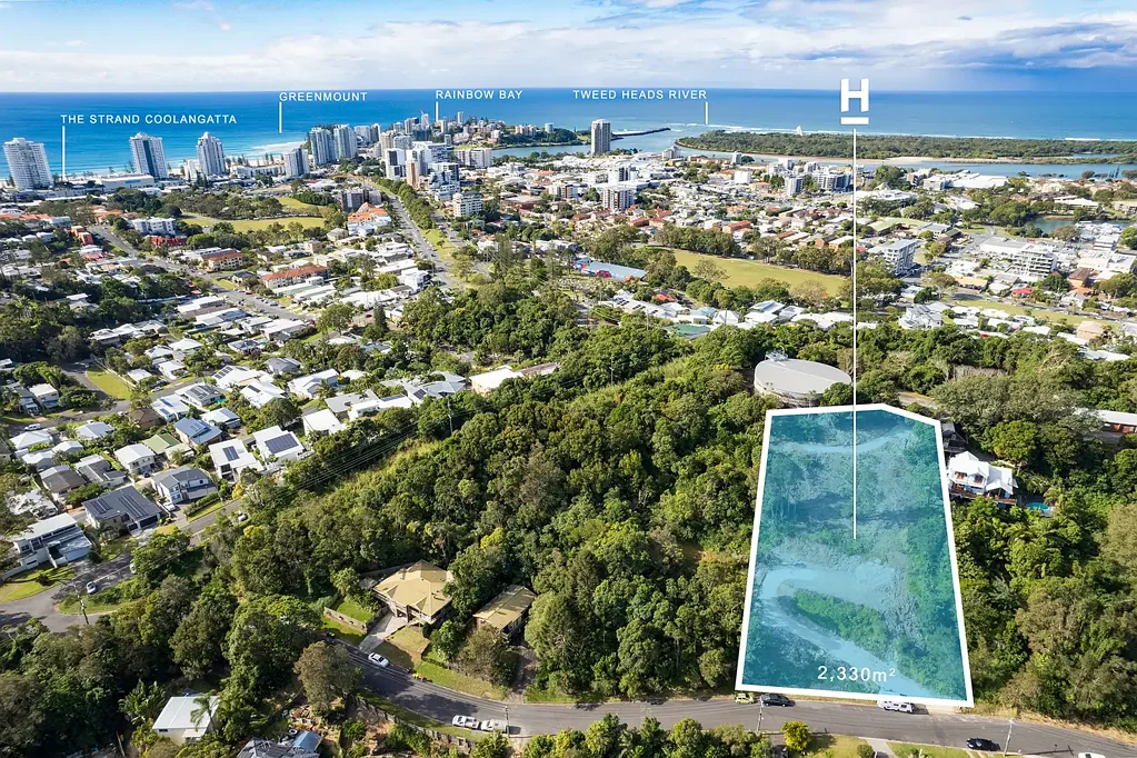 Tweed Heads 2,330 sqm of Elevated Vacant Land - Tweed Heads