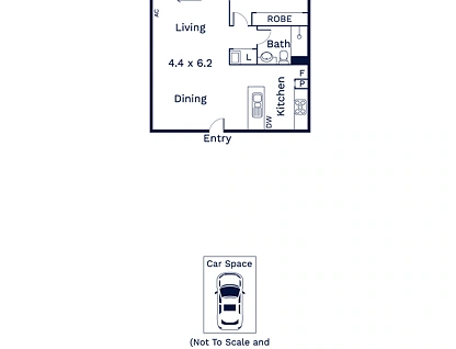 103/62 Altona Street, Kensington, Melbourne CBD, 1房, 1浴, Apartment