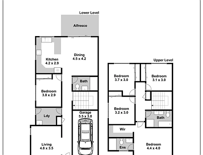 1/14A Angophora Avenue, Kingswood, Outer Western Sydney, 5 habitaciones, 3 baños, Apartment