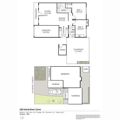 52D Axford Street, Como, WA 6152, 2 Schlafzimmer, 1 Badezimmer, Unit