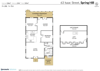 63 Isaac Street, Spring Hill, QLD 4000, 2房, 1浴, House