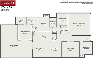 1 Turtle Court, Bargara, QLD 4670, 4房, 2浴, House