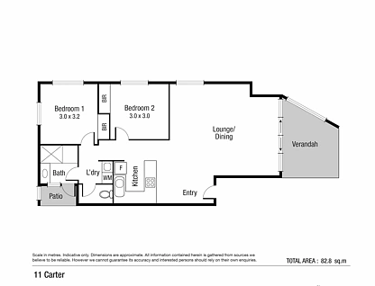 Unit 11/11 Carter St, North Ward, Townsville, 2 chambres, 1 salles de bain, Unit