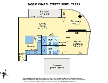 903/665 Chapel Street, South Yarra, Inner East Melbourne, 2 habitaciones, 2 baños, Apartment