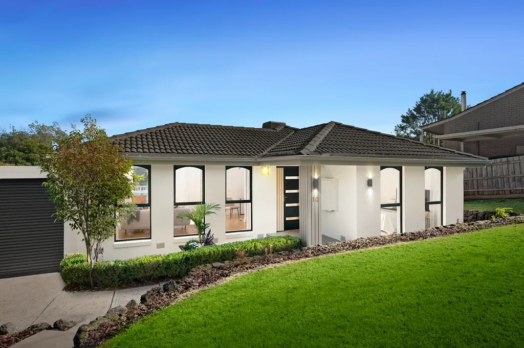 Renovated family living with multiple entertaining zones