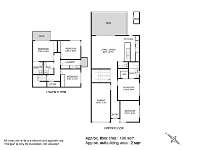 2/41 Eldridge Drive, Kingston, TAS 7050, 5房, 3浴, Townhouse