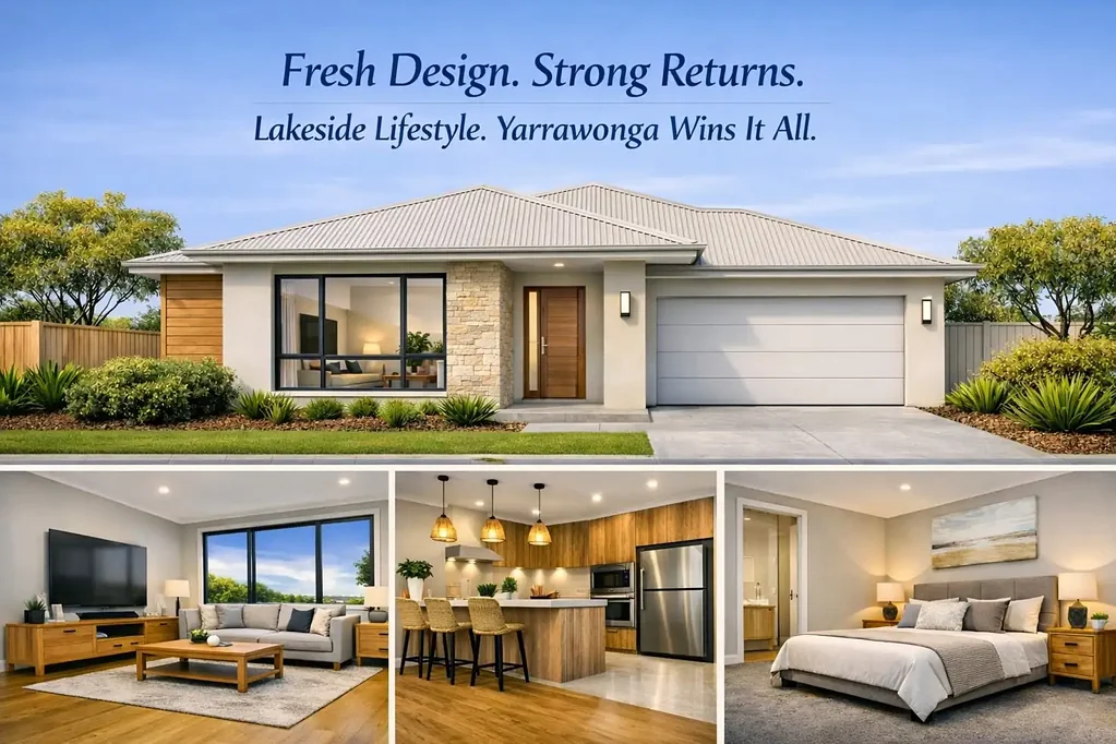 Yarrawonga 4બેડરૂમ Fresh Design. Strong Returns. Lakeside Lifestyle. Yarrawonga Wins it All