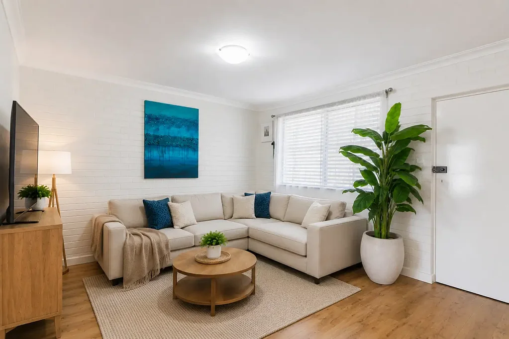 Mosman Park 1 Bedroom Top-Floor Living Moments from the Beach, Trains & Dining Scene