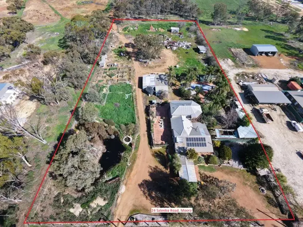 Moora 4房  Peaceful Farmlet Living on 1.02ha in Moora