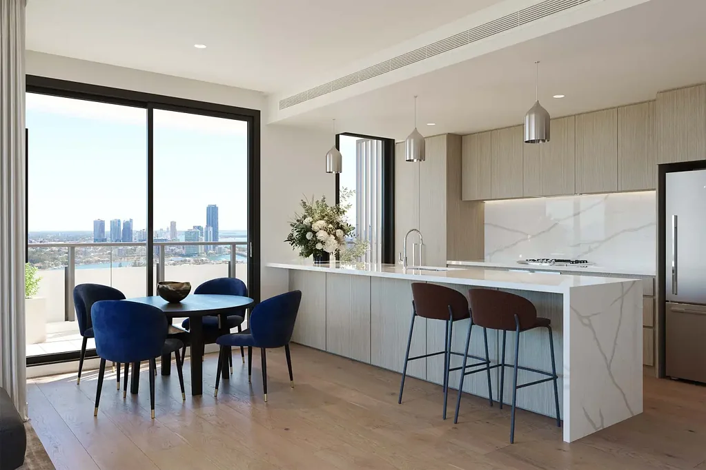 Surfers Paradise 3침실 Never to be built out views. Unrivalled Luxury. Immediate occupation available.