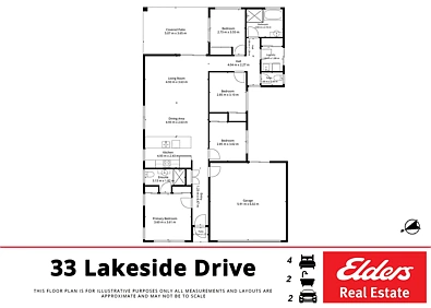 ਮੰਜ਼ਿਲ ਦੀ ਯੋਜਨਾ - 33 Lakeside Drive, Emerald, QLD 4720