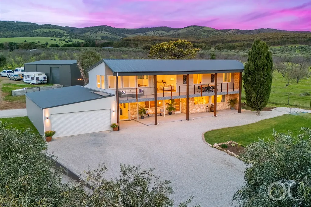 Sellicks Hill  Open the Door to 10 Acres of Olive Grove Grandeur with Sweeping Sea Views