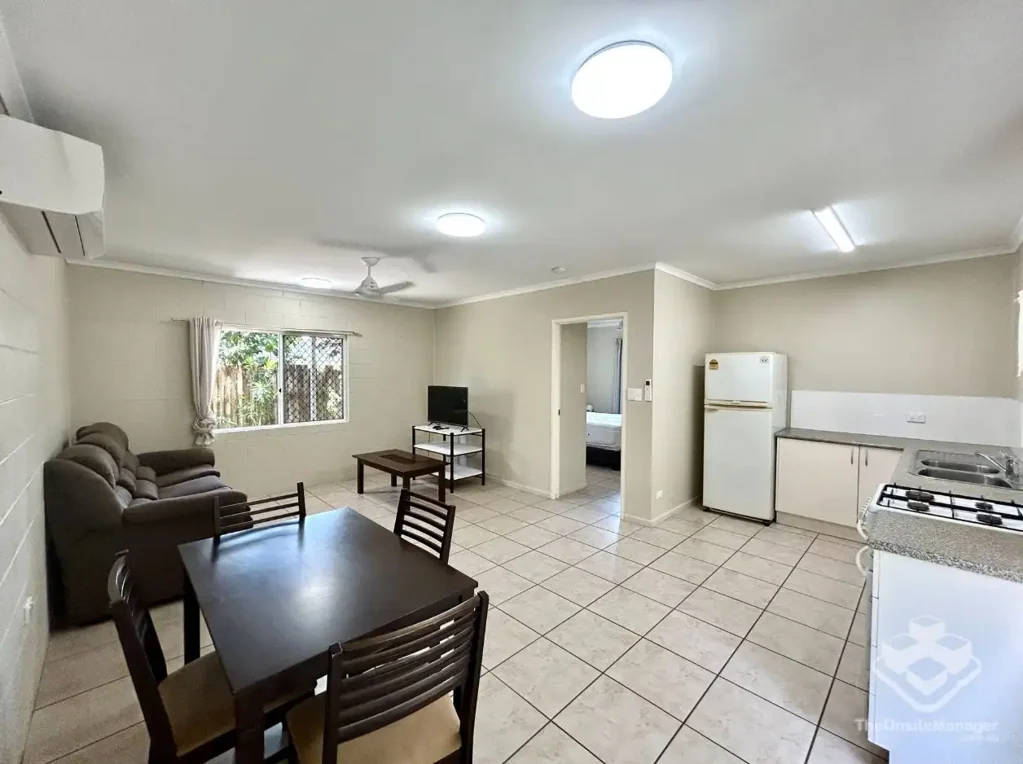 GROUND LEVEL- PARTIALLY FURNISHED 1-BEDROOM UNIT